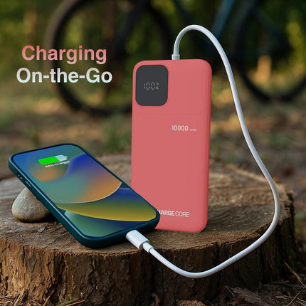 ChargeCore SafeCharge Max 10K - Sunset Coral.