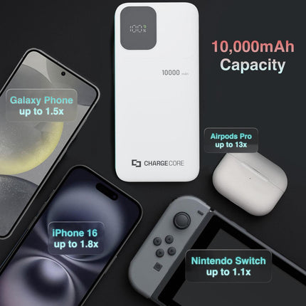 ChargeCore SafeCharge Max 10K - White.