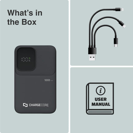 ChargeCore SafeCharge Max 5K - Black.