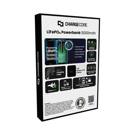 ChargeCore SafeCharge Max 5K - White.