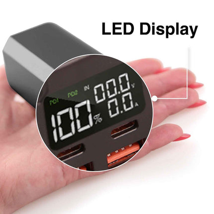 Laser 100W PD 20000mAh Laptop Power Bank Black.