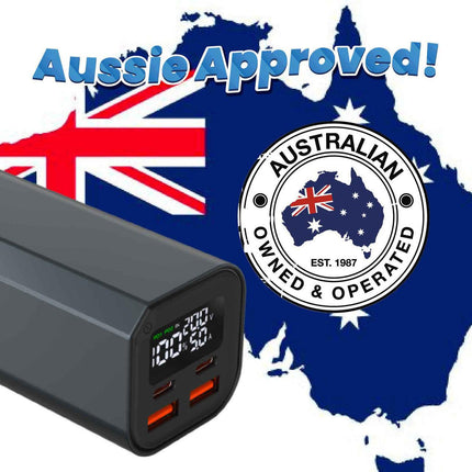 Laser 100W PD 20000mAh Laptop Power Bank Black.