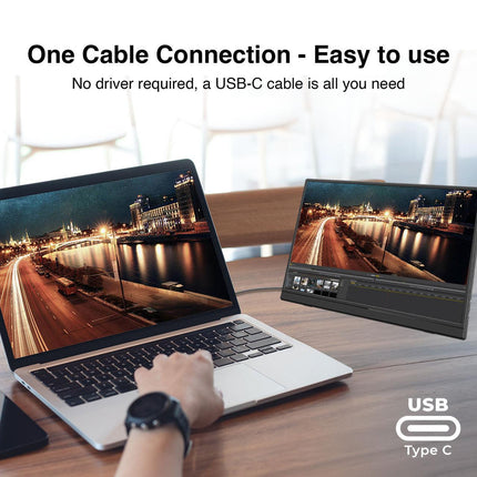 Laser 14 inch USB-C Portable Display.