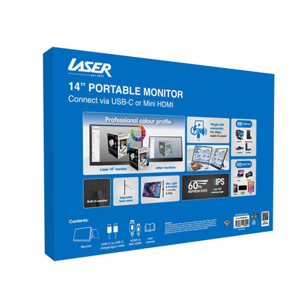Laser 14 inch USB-C Portable Display.
