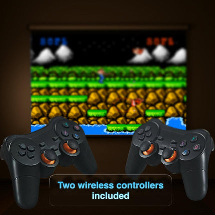 Smart Gaming Projector with 80 Games Dual Controllers.