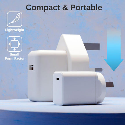 Laser ChargeCore 45W PD GaN USB-C Wall Charger.