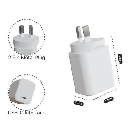 Laser ChargeCore 45W PD GaN USB-C Wall Charger.