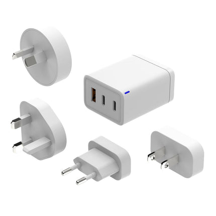 Laser 65W GaN Travel Charger with 4 Adaptors.