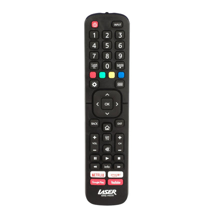 Laser Remote Control for Hisense TV Black.