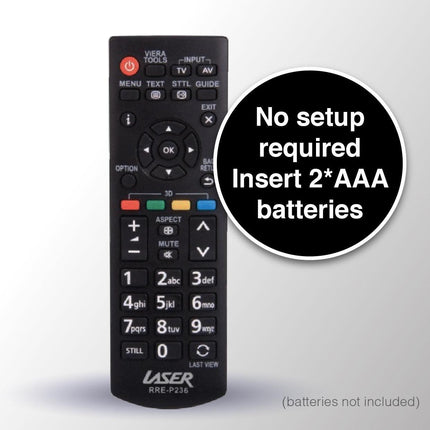 Laser Remote Control for Panasonic TV.