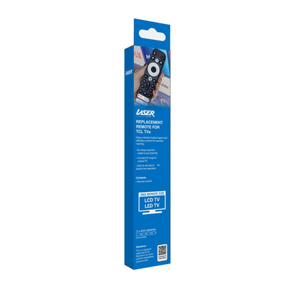 Laser Remote Control for TCL TVs - Black.
