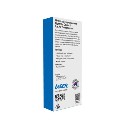 Laser Universal Air Conditioner Remote Control.