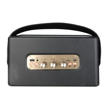 SoundTec Retro Bluetooth Boombox Black.
