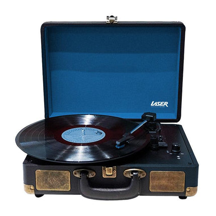Bluetooth Suitcase Turntable with Speaker.