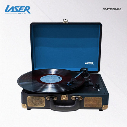 Bluetooth Suitcase Turntable with Speaker.