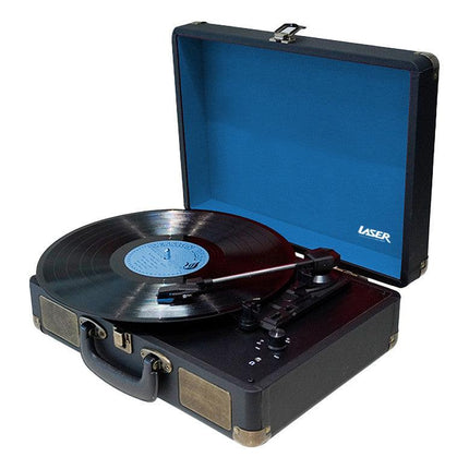 Bluetooth Suitcase Turntable with Speaker.