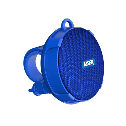 Laser Outdoor Bluetooth Speaker with Mount Blue.