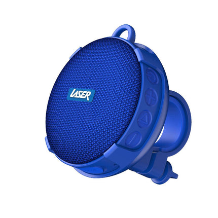 Laser Outdoor Bluetooth Speaker with Mount Blue.