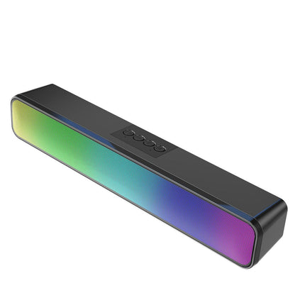 Laser RGB Bluetooth Gaming Soundbar Black.