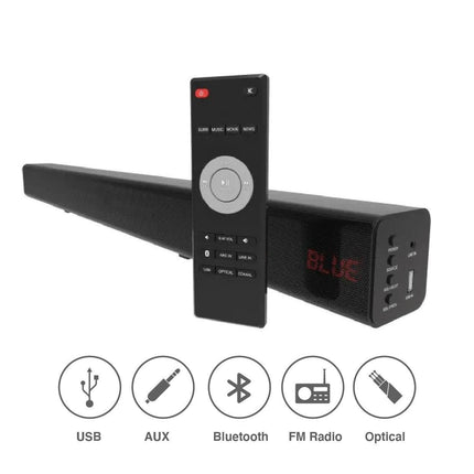 Laser Optical Soundbar with Wireless Sub-woofer.