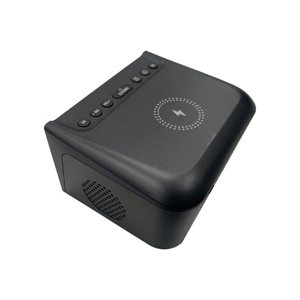 Laser Alarm Clock with Wireless Charging & Bluetooth.