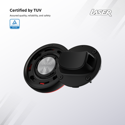 Laser Round Red Reflector Smart Tag.