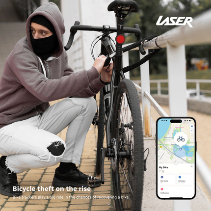 Laser Round Red Reflector Smart Tag.