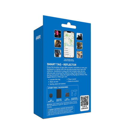 Laser Round Red Reflector Smart Tag.