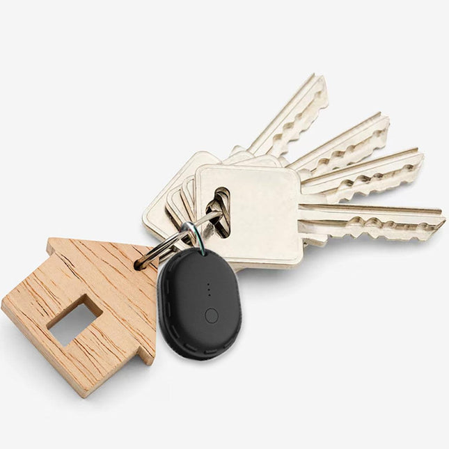 Laser Mini Smart Tag with Apple Find My Tracking Black.