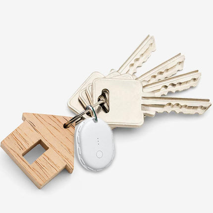 Laser Mini Smart Tag with Apple Find My Tracking White.