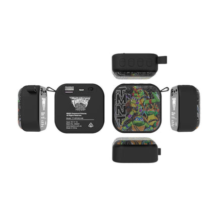TMNT 3W Portable Bluetooth Speaker Black.