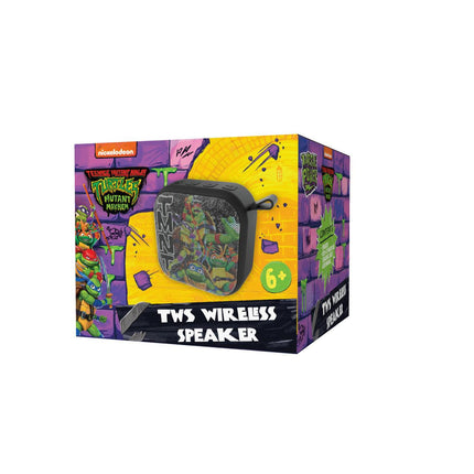 TMNT 3W Portable Bluetooth Speaker Black.