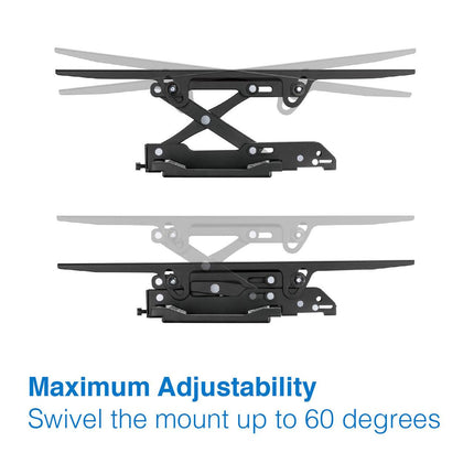 Laser TV Wall Mount with Extension Tilt for 37 inches - 80 inches Panels.