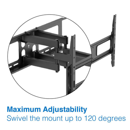 Large Full Motion TV Wall Mount 32 inches - 70 inches Panels.