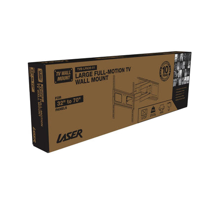 Large Full Motion TV Wall Mount 32 inches - 70 inches Panels.