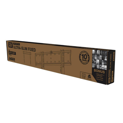 Ultra Slim Fixed TV Wall Mount suits 43 inches - 80 inches Panels.