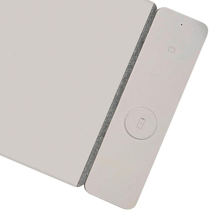 Laser Wireless Charging Desk Mat Grey.