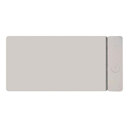 Laser Wireless Charging Desk Mat Grey.