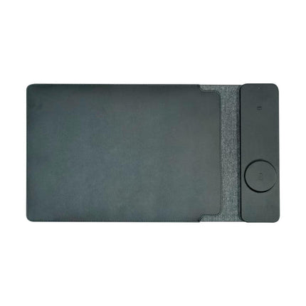 Laser Wireless Charging Laptop Sleeve Up to 16 Inch Black.