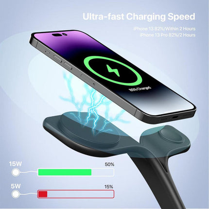 4 in 1 Wireless Charging Station with Night Light.
