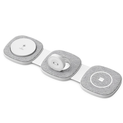 Laser 3-in-1 Travel Wireless Charging Pad for Apple.