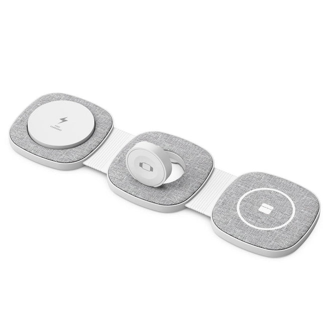 Laser 3-in-1 Travel Wireless Charging Pad for Apple.