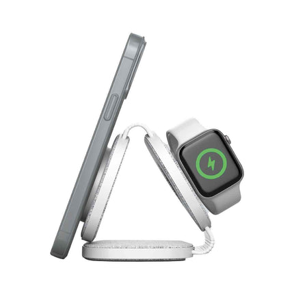 Laser 3-in-1 Travel Wireless Charging Pad for Apple.