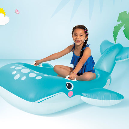 Intex Whale Blue Inflatable Ride - On 57567.