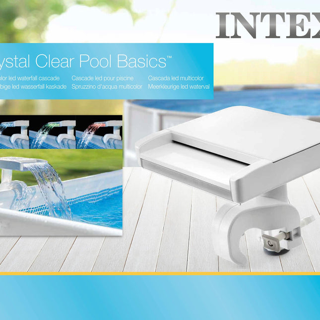 Intex Multi-Color LED Waterfall Cascade 28090.