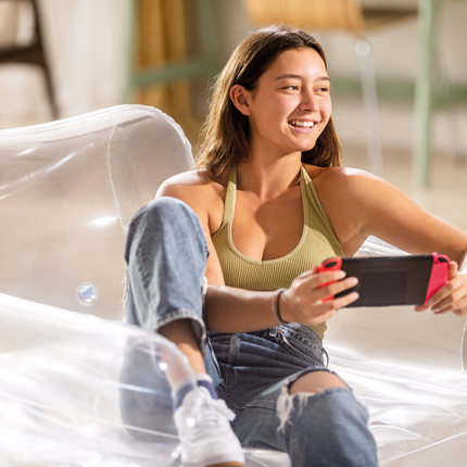 Intex Transparent Inflatable Armchair 66502.