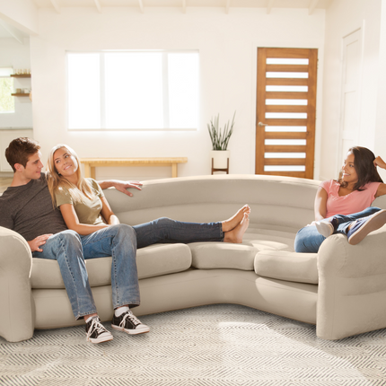 Intex Corner Sofa L-Shaped Inflatable Couch 68575.
