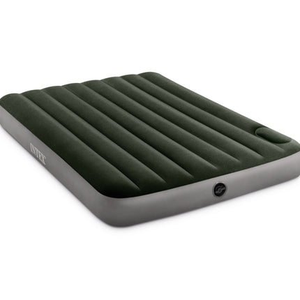 INTEX Double Dura-Beam® Standard Downy Air Mattress 10" w/ Built-In Foot Pump.