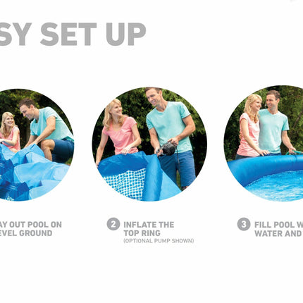 Intex Easy Set Pool Package 12' 3.66M X 76CM 28132.
