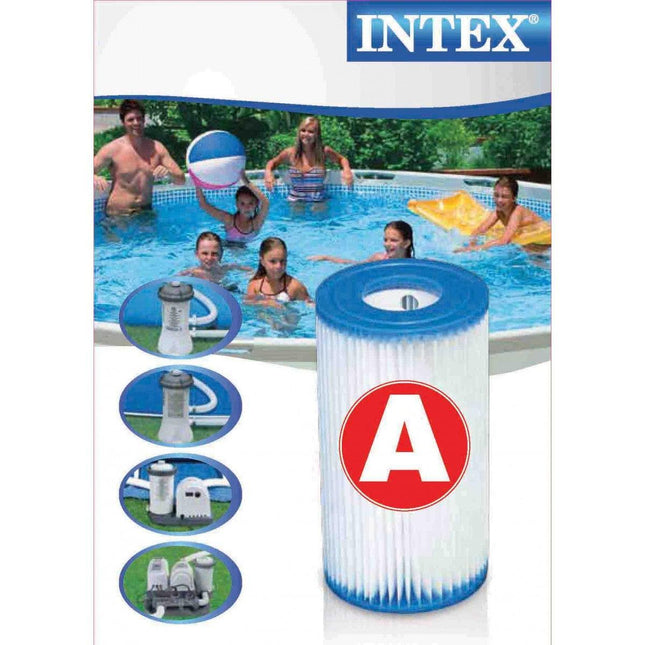 Intex 6 Pack Filter Cartridge replacement Size A INTEX FILTER PUMP 29000.
